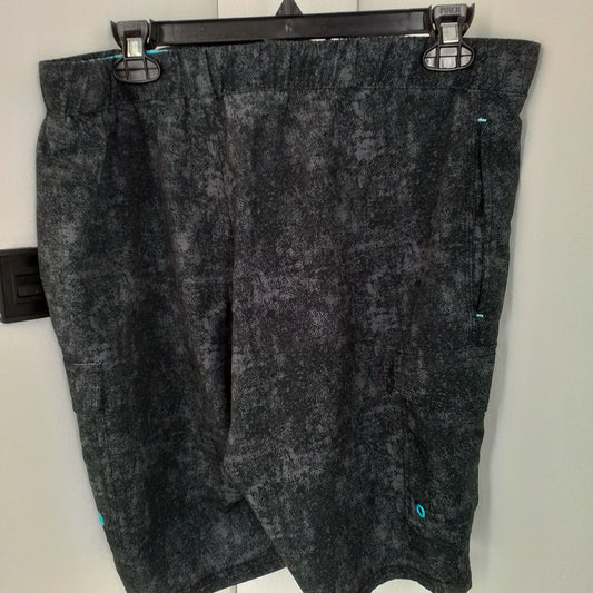 Men's Grey Polyester Swimsuit - Size M