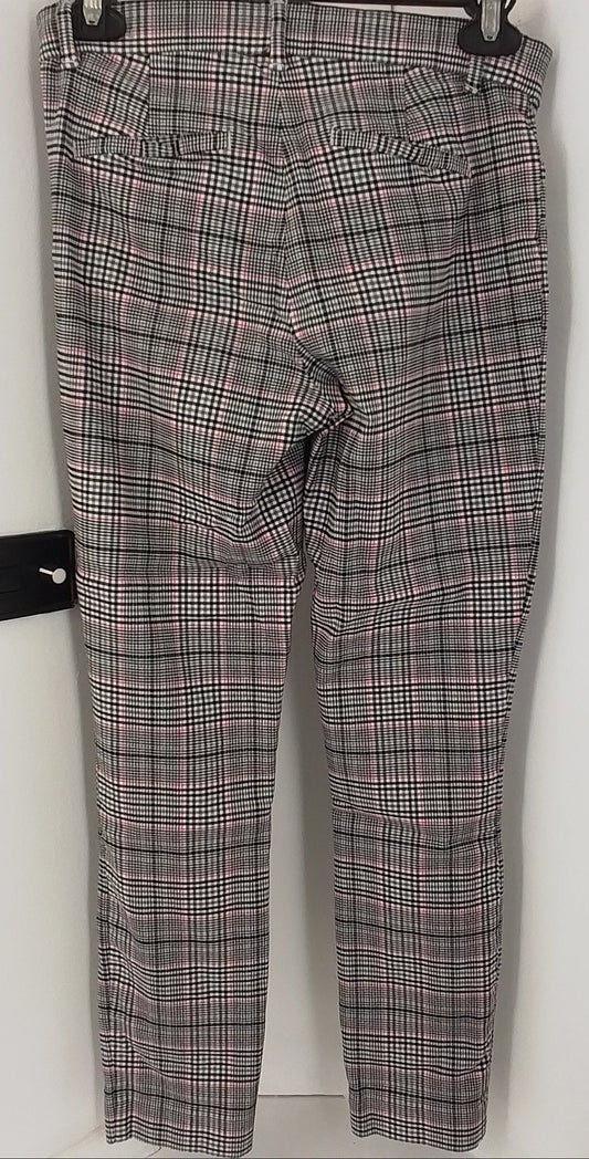 Gap Inc. Women's Pants - White, Black, Red, Stripes