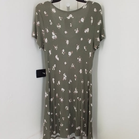 S.O Women's Dress XL White Green