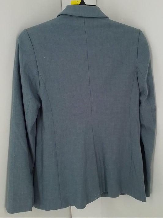 Express, Inc. Womens Grey Cotton Blazer