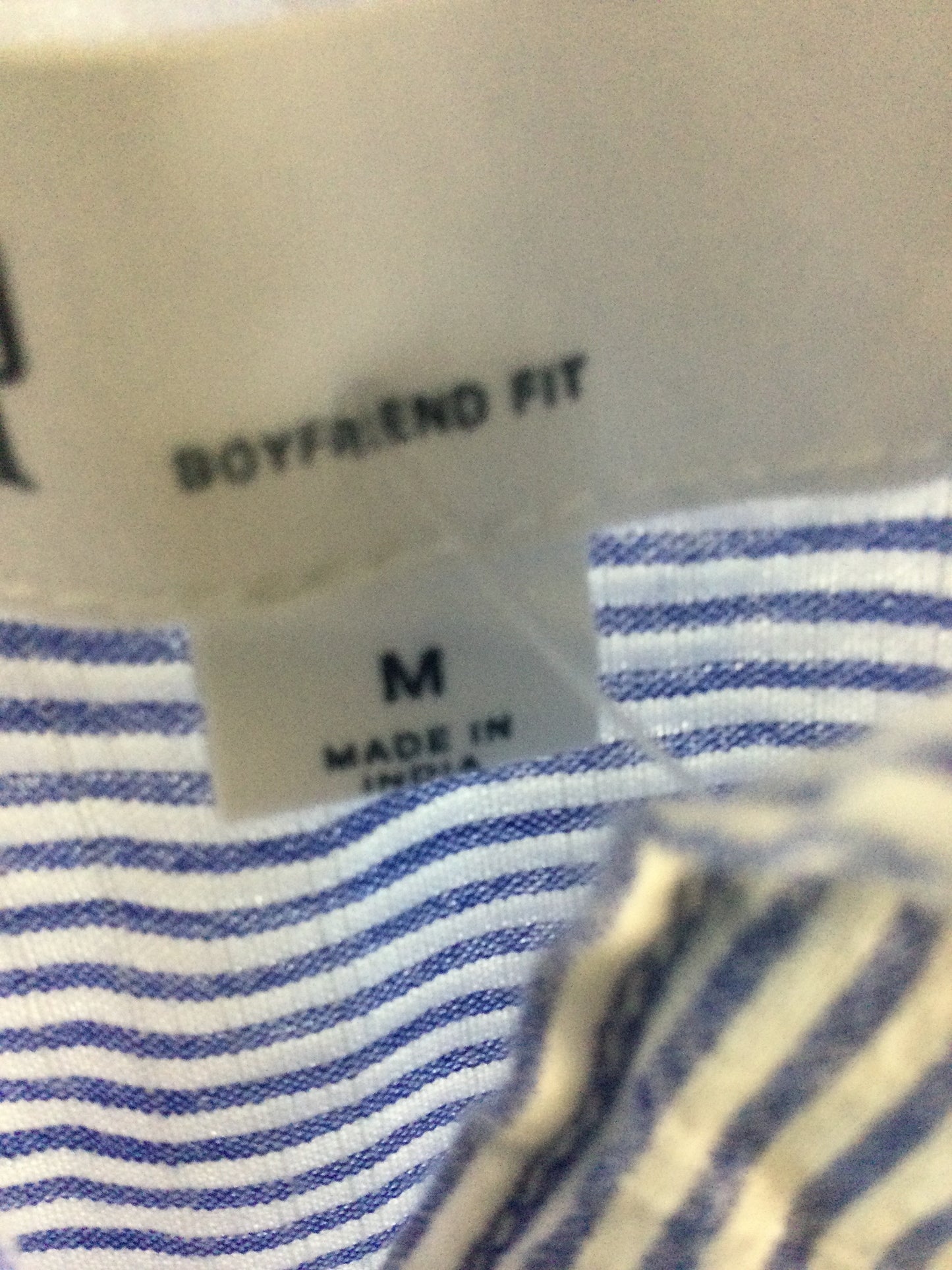 long sleeve stripe shirt