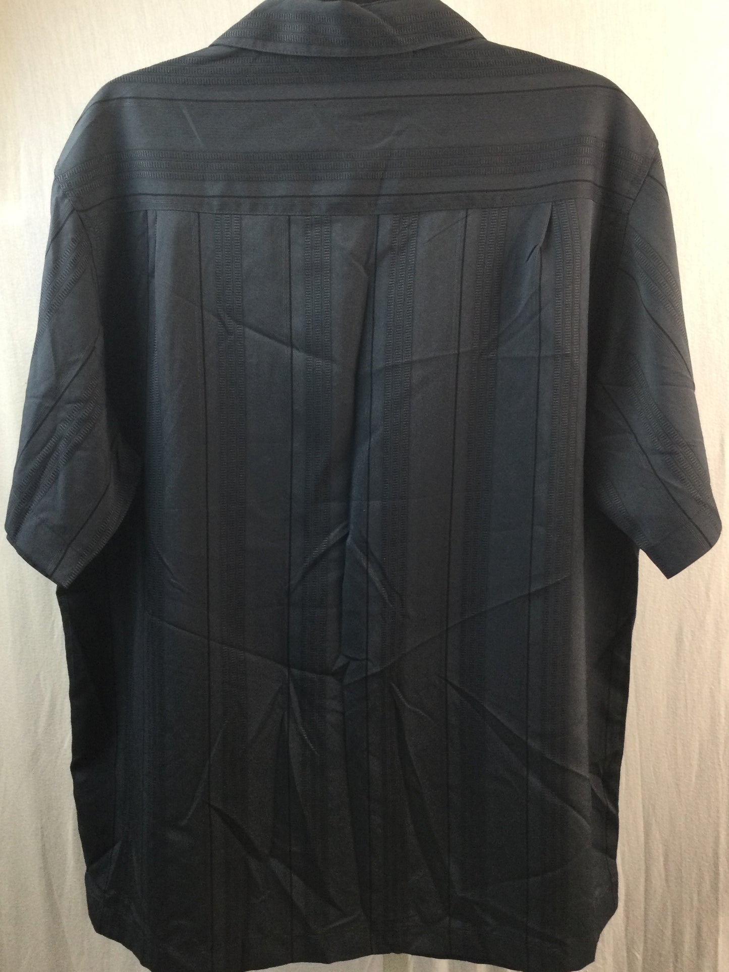 Mens Haggar Clothing Short Sleeve Button Down Shirt