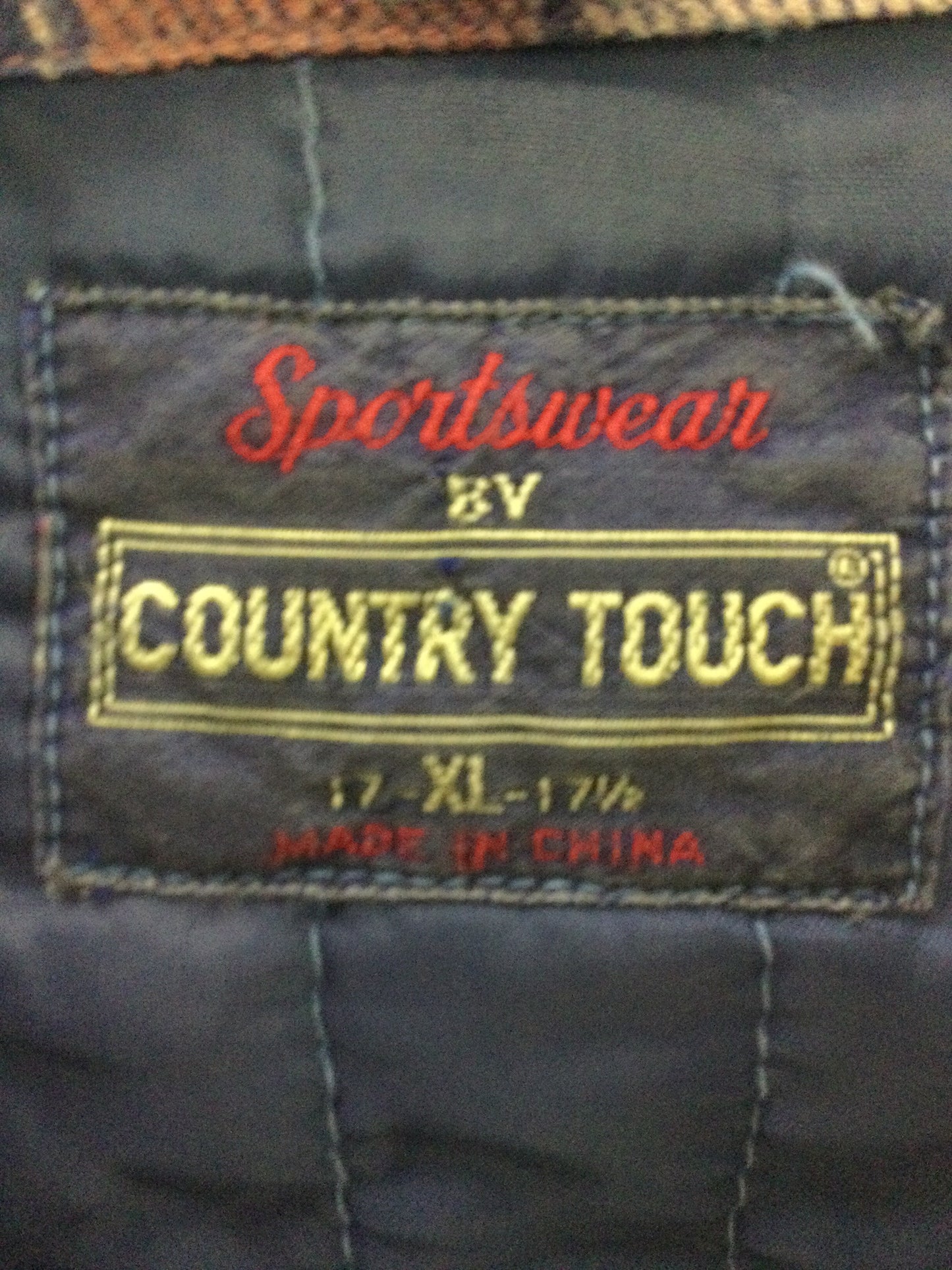 country touch men's flannel shirt