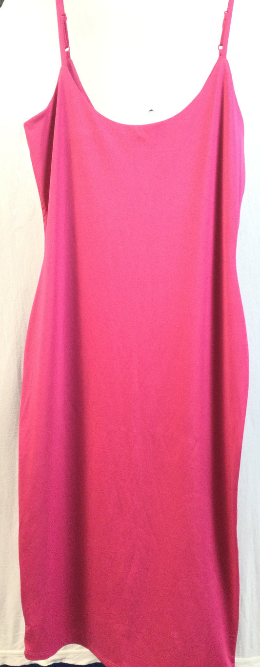 NWT Women's Heart & Hips Pink Lingerie Slip Dress