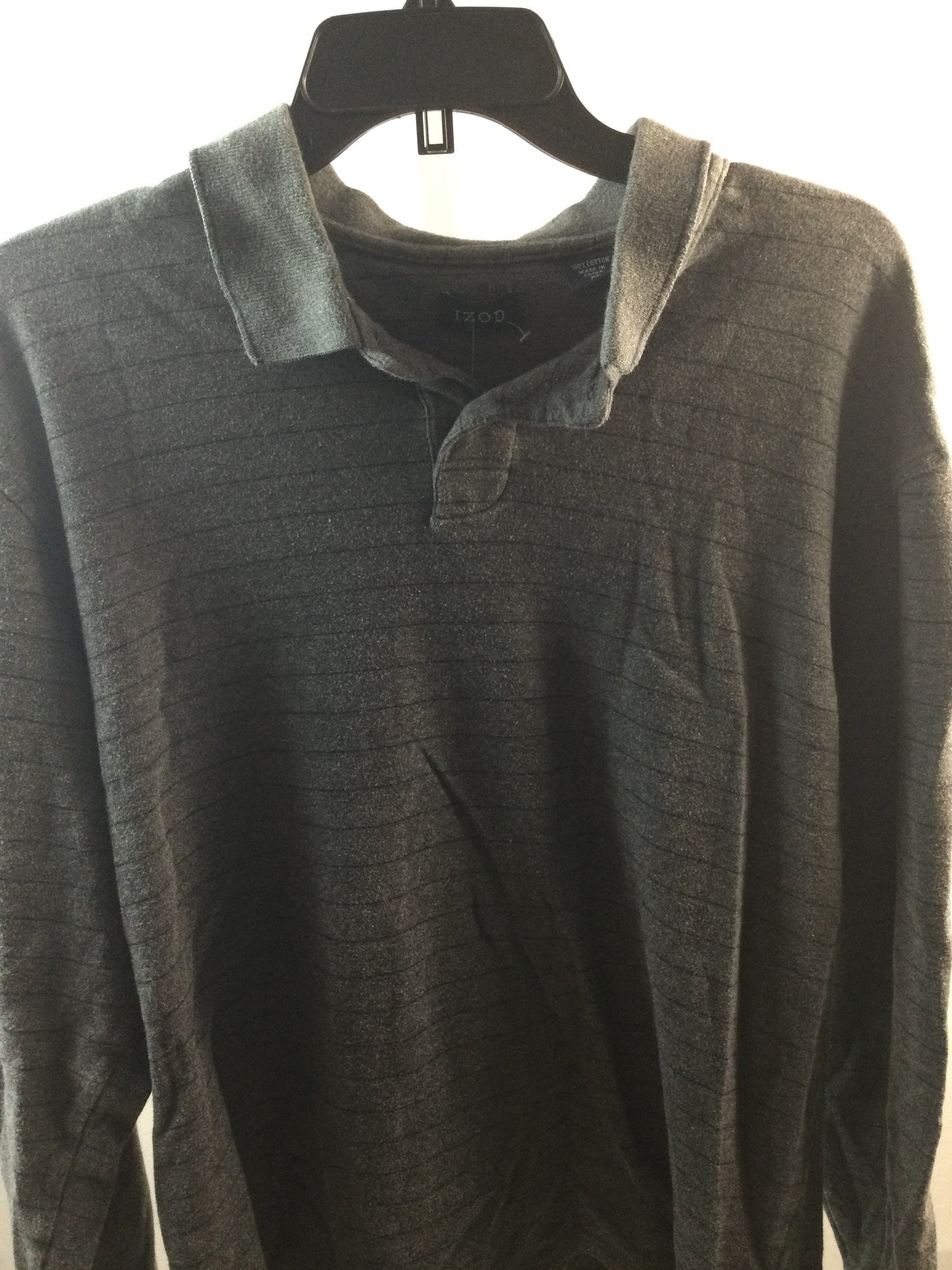 men's lzod Long sleeve polo