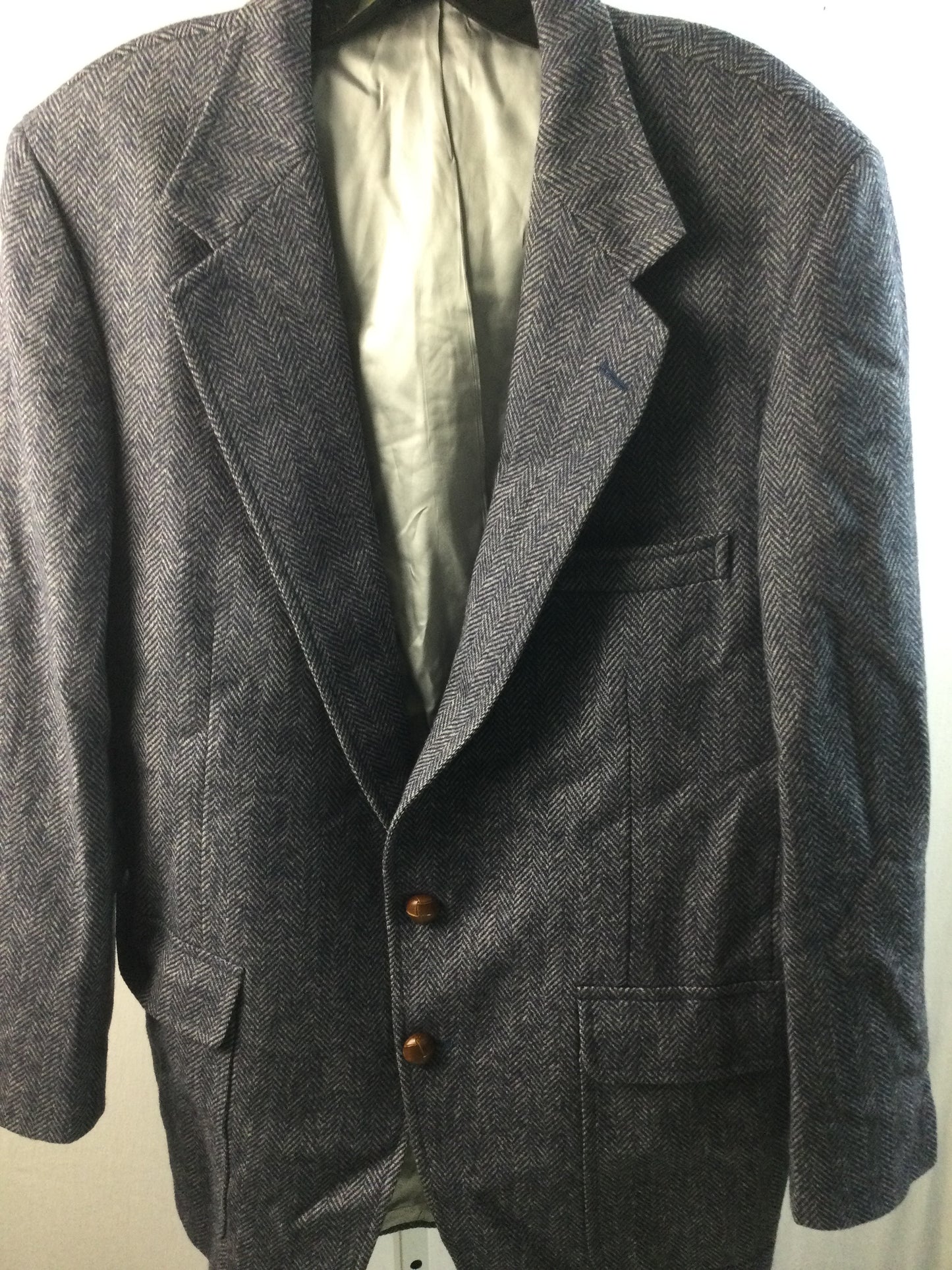 mens's button down blazer  tailored