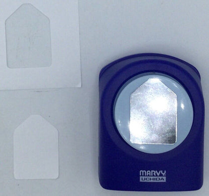 Marvy Uchida 1¼" x 1¹³⁄₁₆" Rectangular Irregular Hexagon Craft Paper Punch