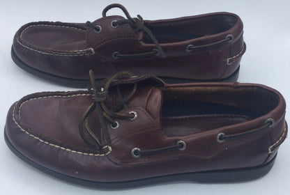 Dockers Men's US Size 11W Brown Leather Moccasins