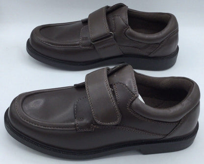 Dr. Scholl's Men's Brown Leather Adjustable Strap Shoes Size 8D No. 478-04