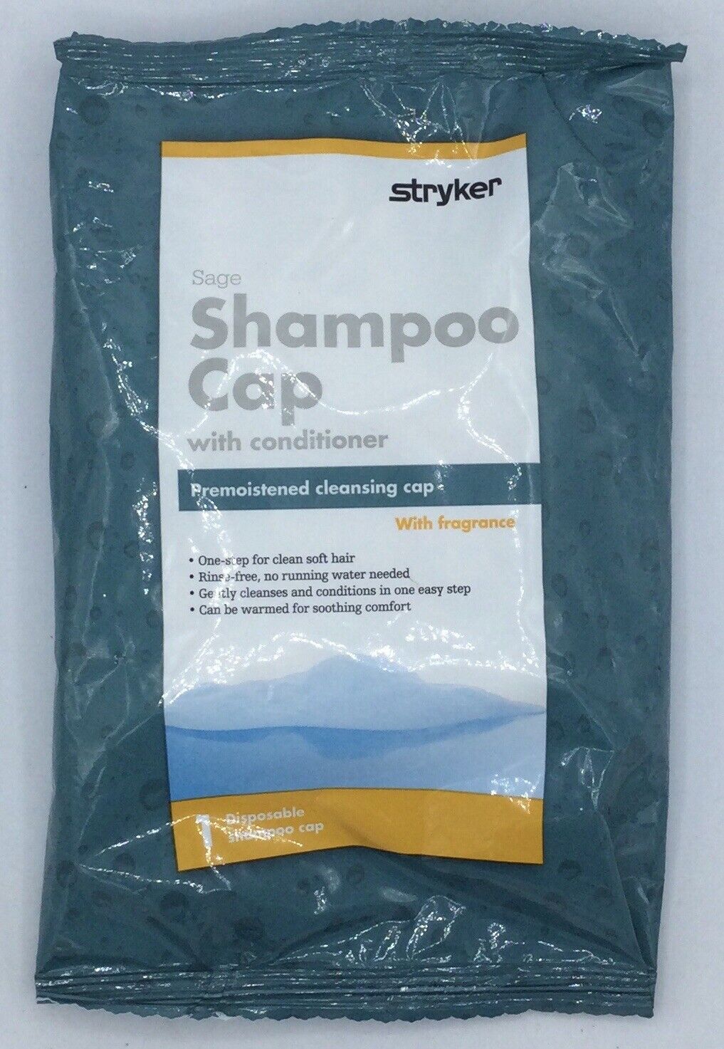 Stryker Sage Shampoo Cap With Conditioner No Rinse 7909 Pack of 1 MSRP $12 NEW