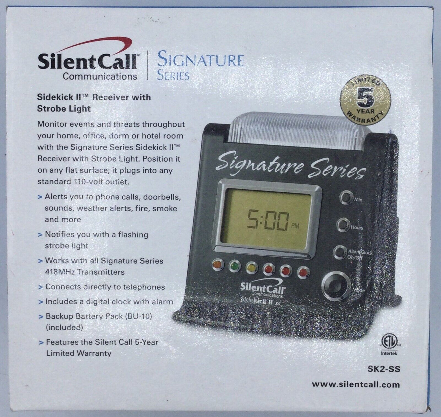 Silent Call Sidekick II w/Strobe Light Signature Series *New*