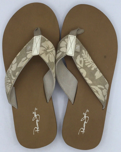 Panama Jack Tan Flip Flops (See Description for Size Details)