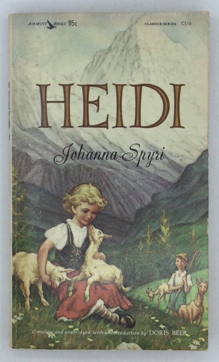 Heidi By Johanna Spyri Paperback 1963