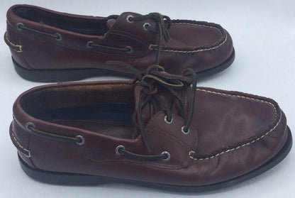 Dockers Men's US Size 11W Brown Leather Moccasins