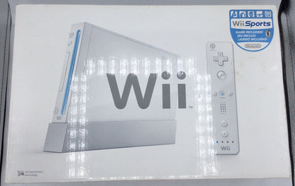 Nintendo Wii Console - Used - In Original Box - Includes Grip - Base Missing