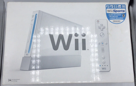Nintendo Wii Console - Used - In Original Box - Includes Grip - Base Missing