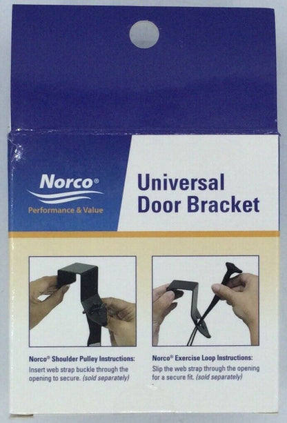 Norco Universal Door Bracket For Shoulder Pulley or Exercise Loop - Lot of 4