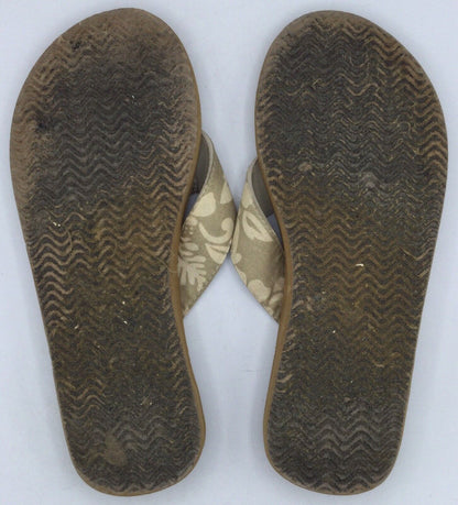 Panama Jack Tan Flip Flops (See Description for Size Details)