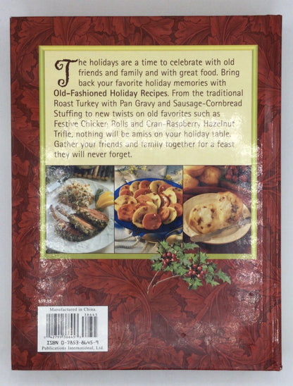 Old Fashioned Holiday Recipes Cookbook Favorite Brand Names Hardcover