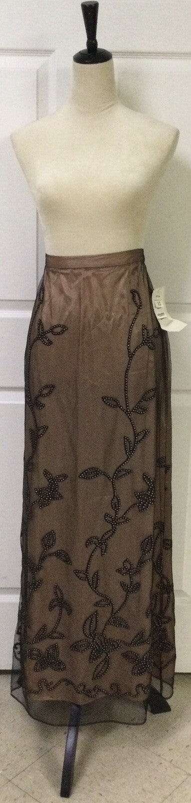 Arianna by Rachel Kaye Black Gold Skirt - Vintage - Brand New