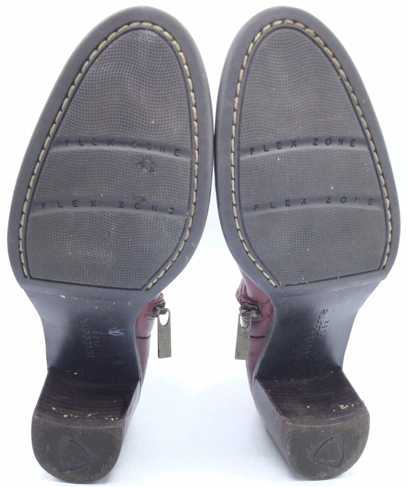 Liz Claiborne Flex Manon Leather Boots Size 9.5M Women's