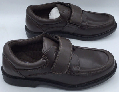 Dr. Scholl's Men's Brown Leather Adjustable Strap Shoes Size 8D No. 478-04