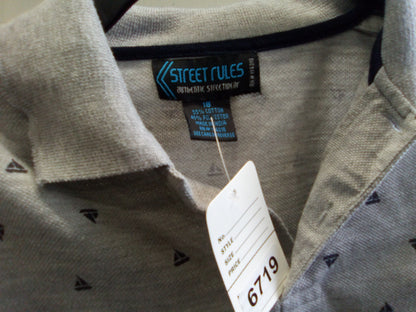 Street Rules Gray Polo