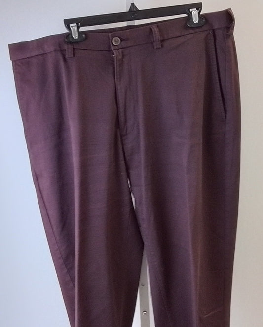 Haggar Men's Purple Pants