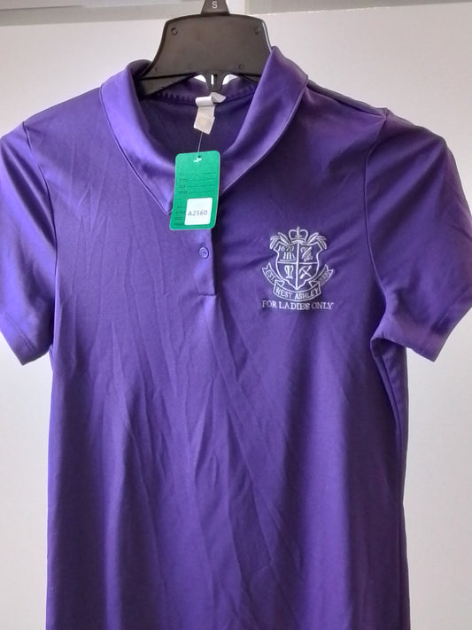 All Sport Girls "West Ashley High" Purple Polo Shirt