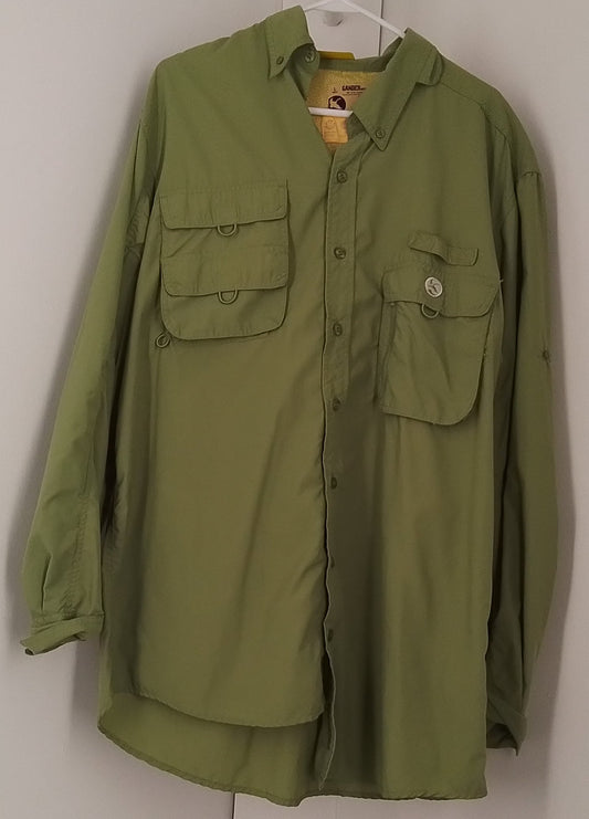 Gander Mtn. Men's Green Outdoor Button Up Shirt