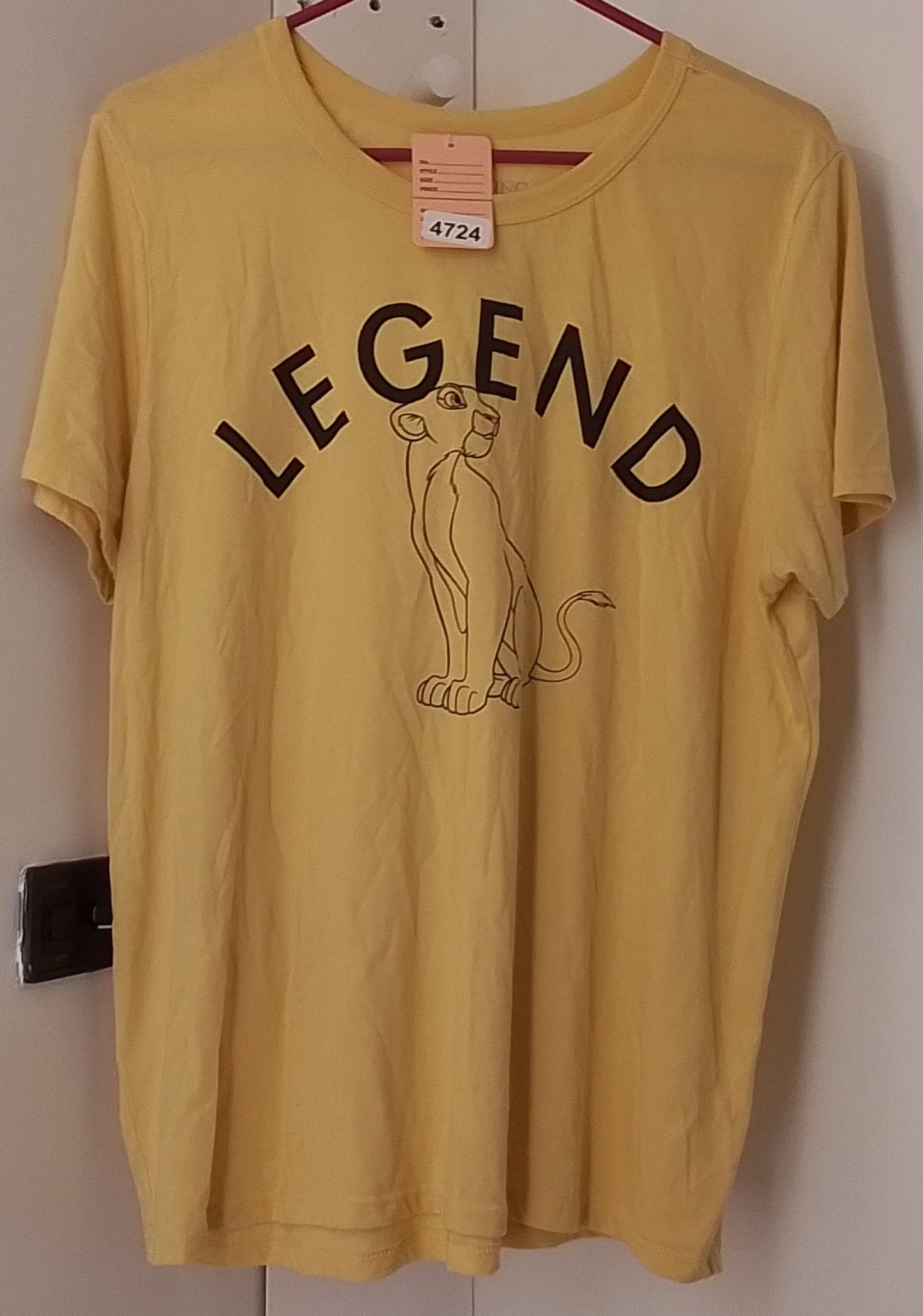 Disney The Lion King Yellow "Legend" T-Shirt