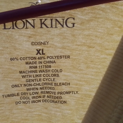 Disney The Lion King Yellow "Legend" T-Shirt