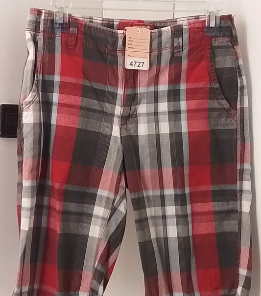 Arizona Jeans Kids' Red and Gray Shorts