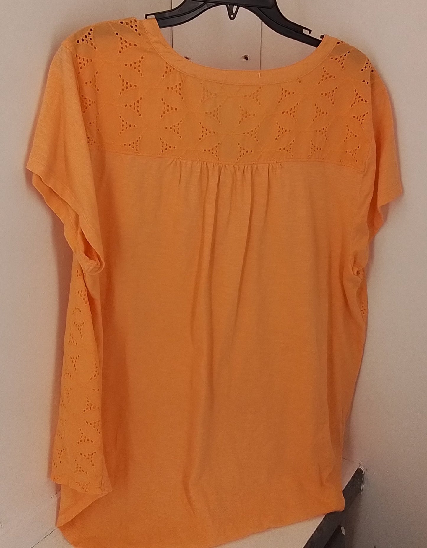 St John's Bay Women's Orange Blouse