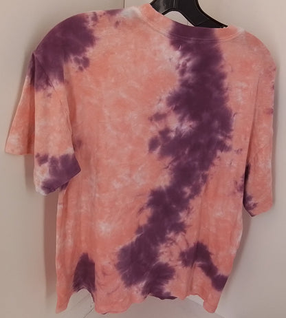 The Gap Women's Purple and Pink Tie-Dye T-shirt