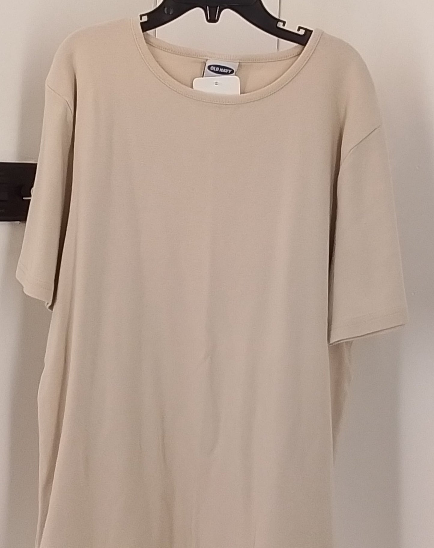 Old Navy Women's Tan Short Sleeve Shirt