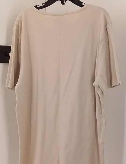 Old Navy Women's Tan Short Sleeve Shirt