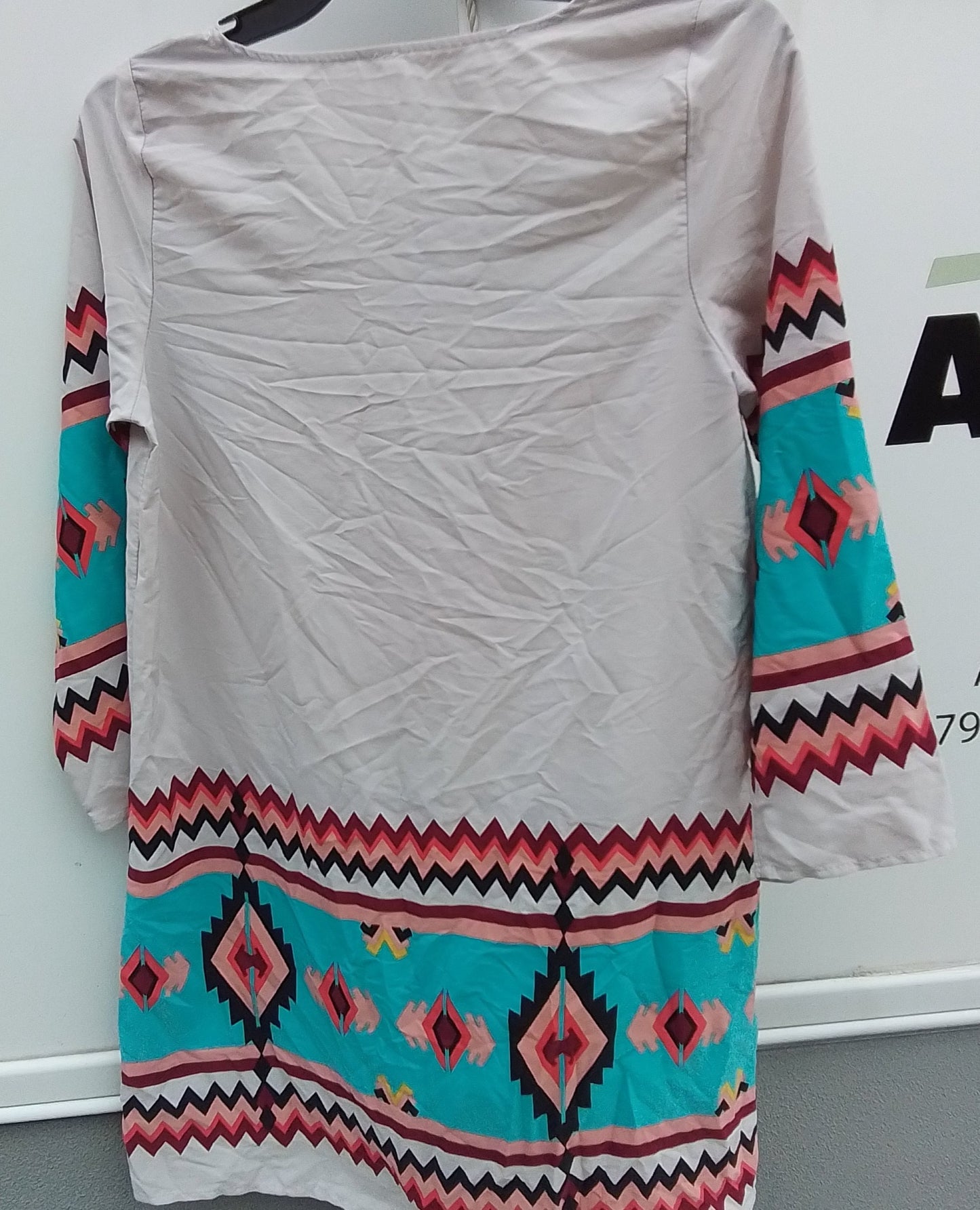 Sage Women's Multicolor Patterned Dress Shirt