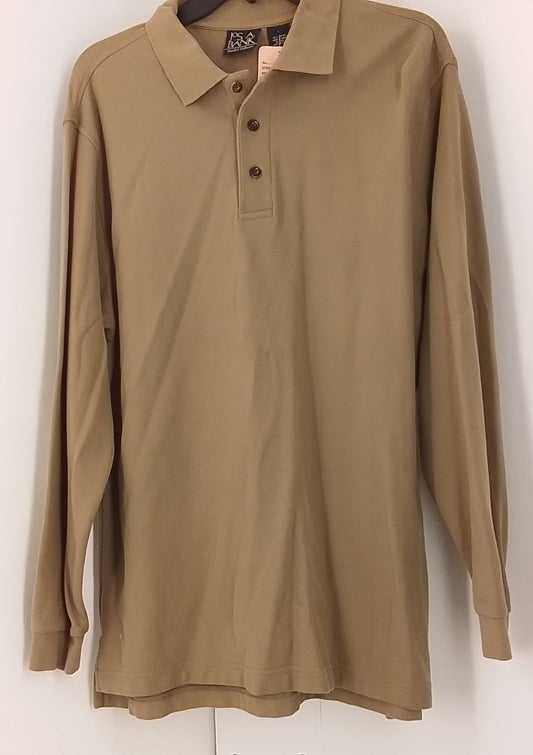 Jos A Bank Men's Brown Long Sleeve Shirt