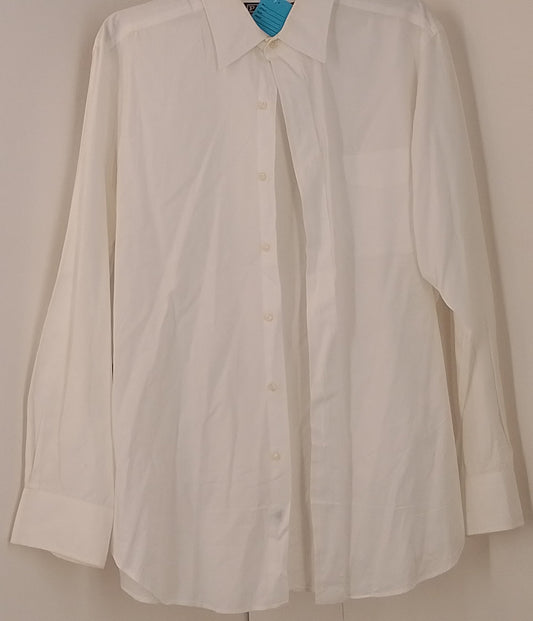 Ralph Lauren Women's White Long Sleeve Button Up
