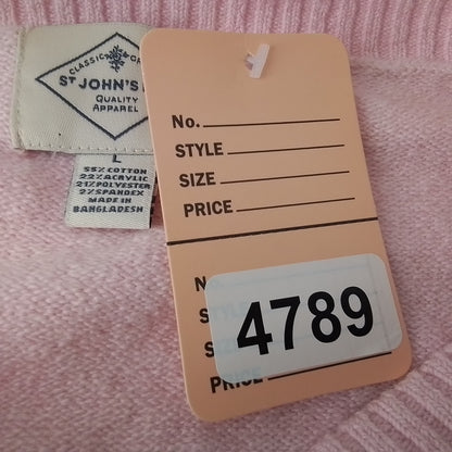 St John's Bay Women's Pink Sweater