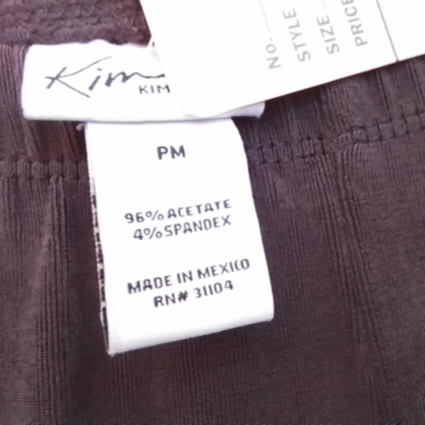 Kim Rogers Women's Brown Pants