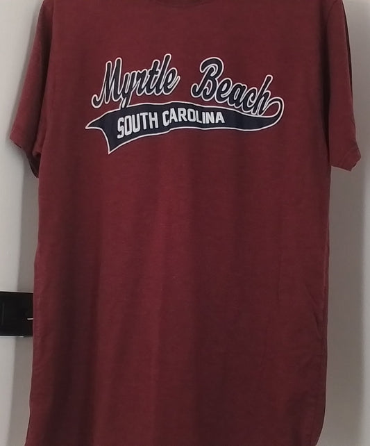 Maui Men's Maroon "Myrtle Beach" T-Shirt