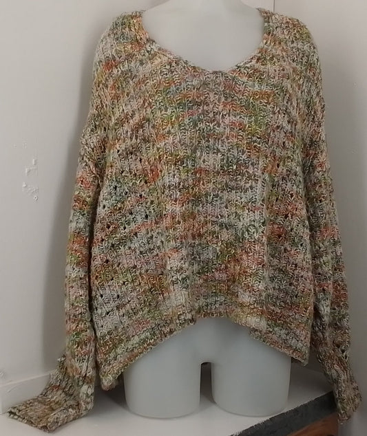 Free People Women's Multicolored Sweater