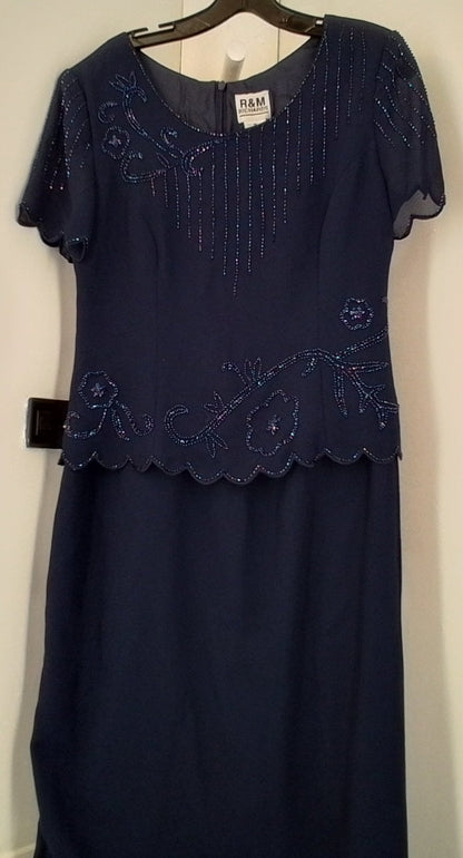 R&M Richards Women's Blue Dress