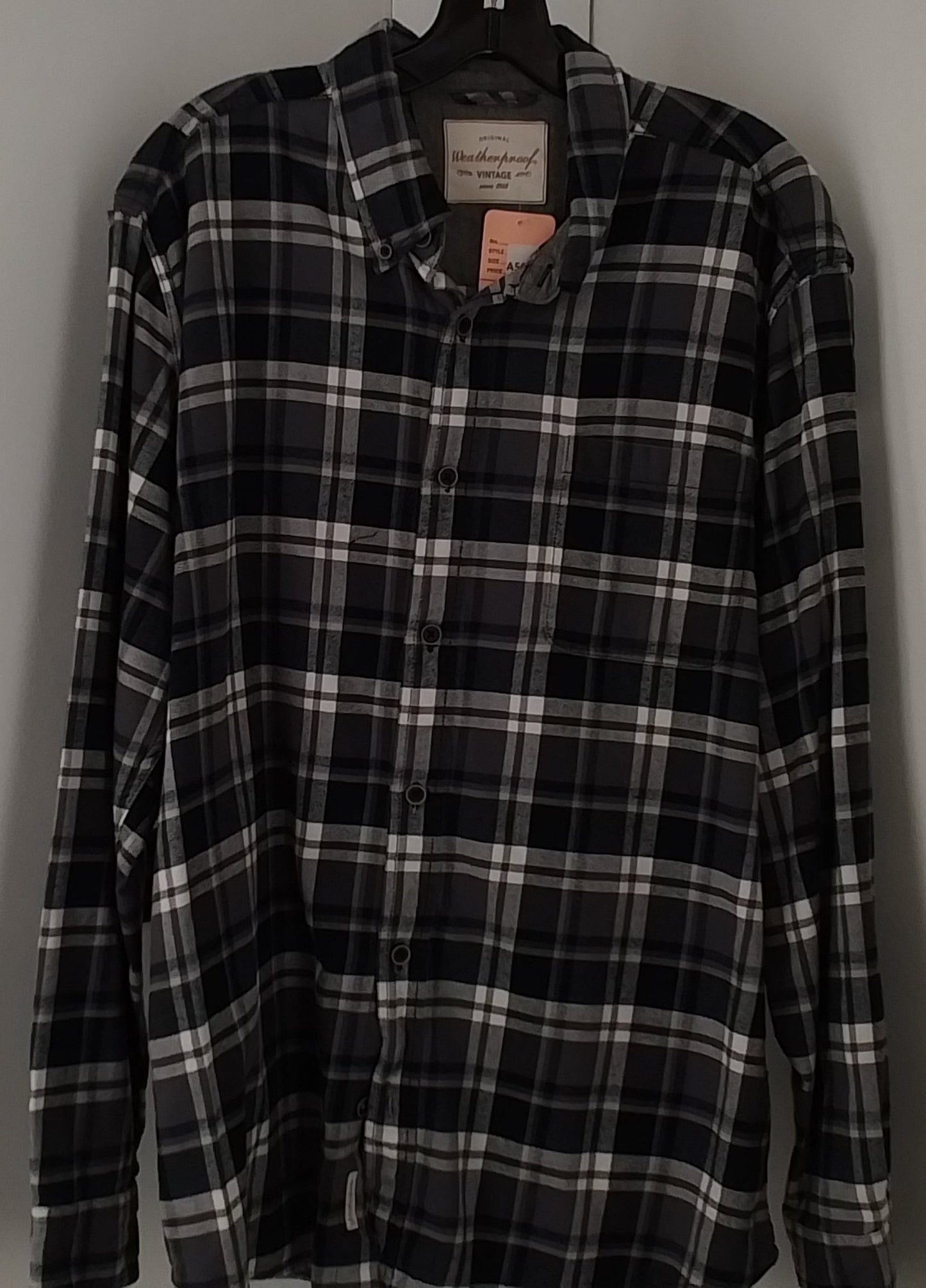 Weatherproof Vintage Men's Monochrome Flannel