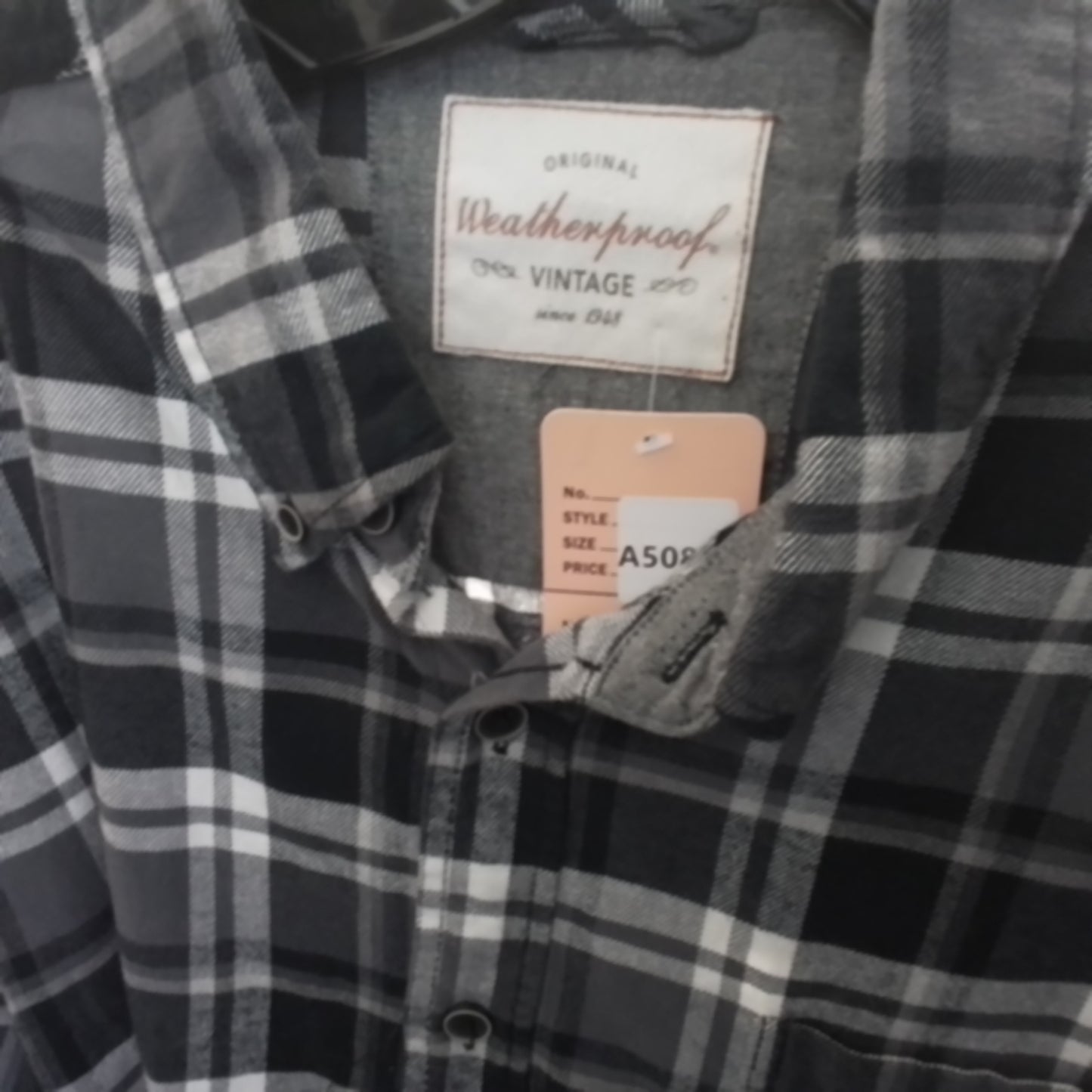 Weatherproof Vintage Men's Monochrome Flannel