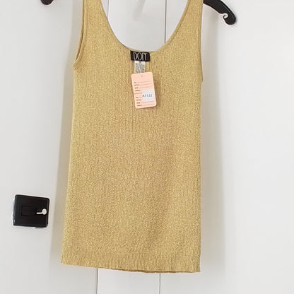 women's gold tank