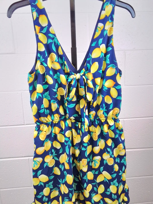 Blue Rain Sz M Romper