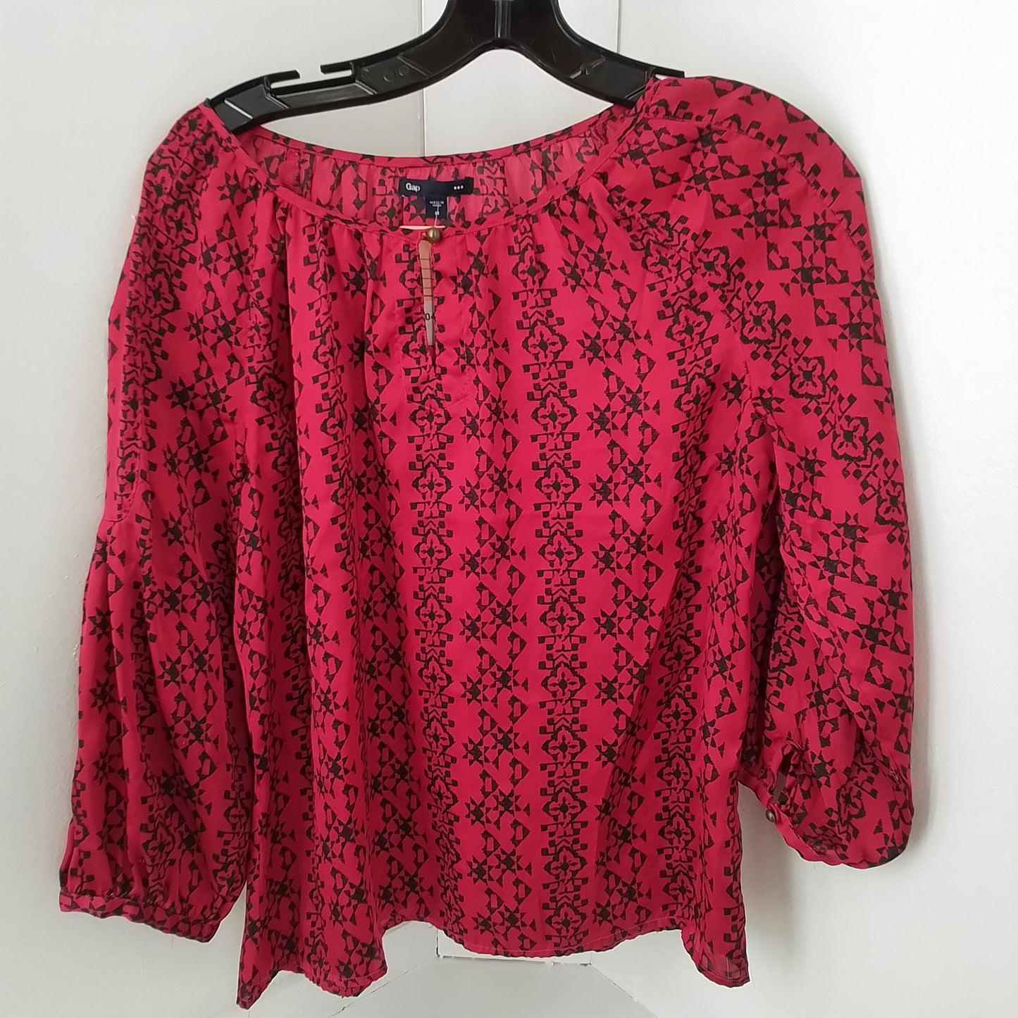 GAP women's long sleeve blouse